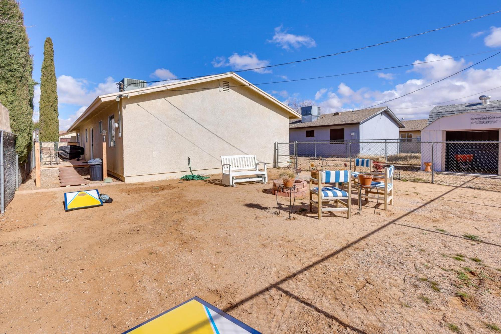 Kingman Vacation Rental With Yard And Fire Pit Dış mekan fotoğraf